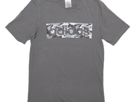 ADIDAS Mens T-Shirt Grey XS For Sale