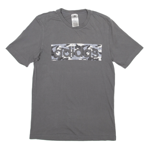 ADIDAS Mens T-Shirt Grey XS For Sale