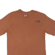 THE NORTH FACE Womens T-Shirt Brown S Fashion