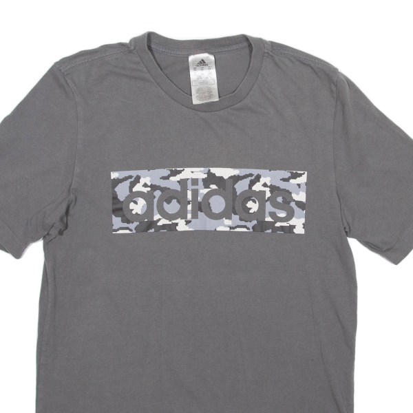 ADIDAS Mens T-Shirt Grey XS For Sale